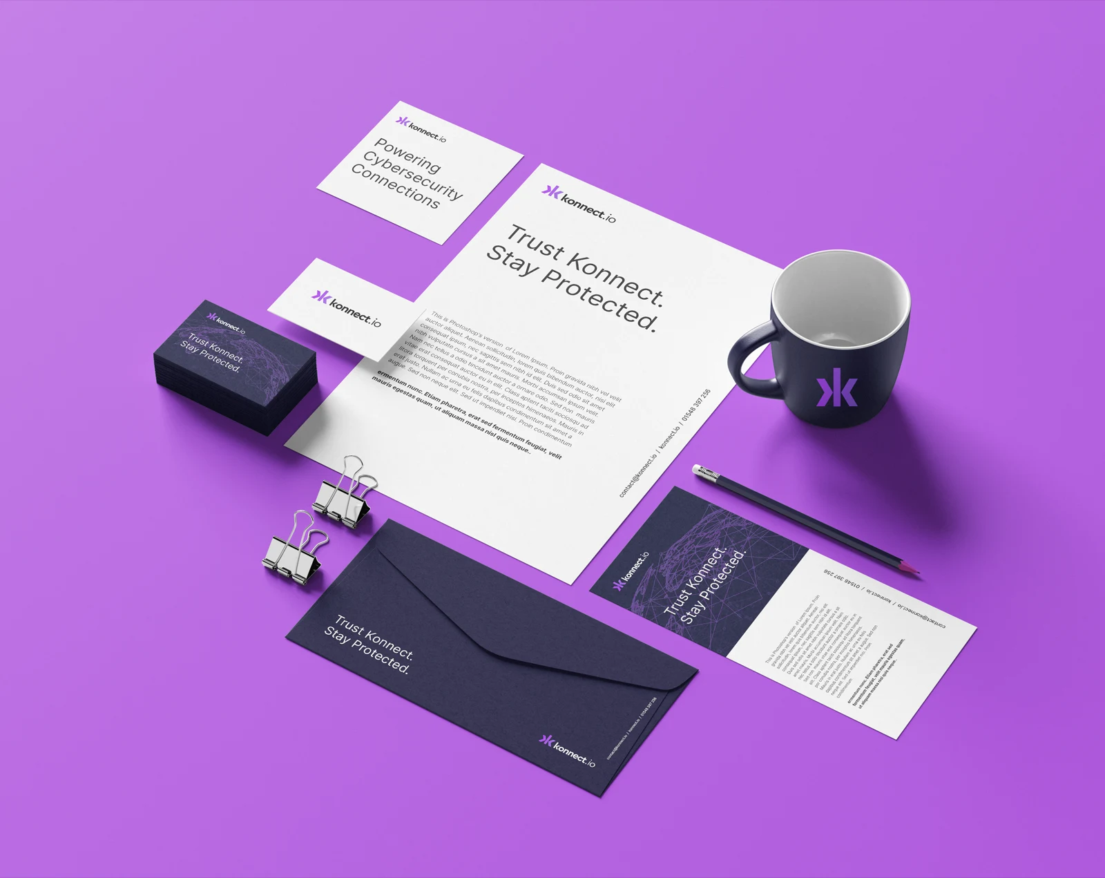 Konnect.io stationery