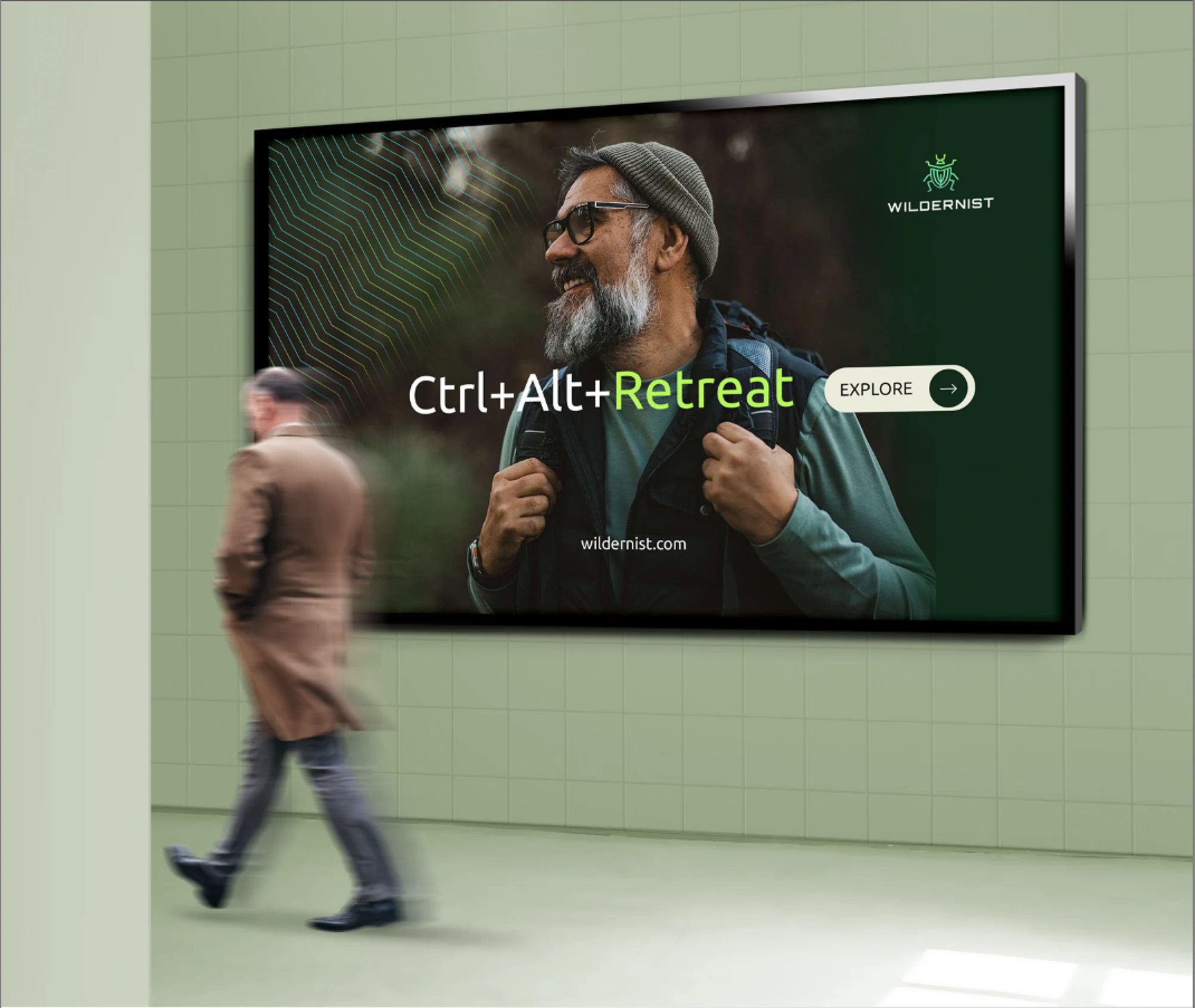 Wildernist Ctrl+Alt+Retreat billboard