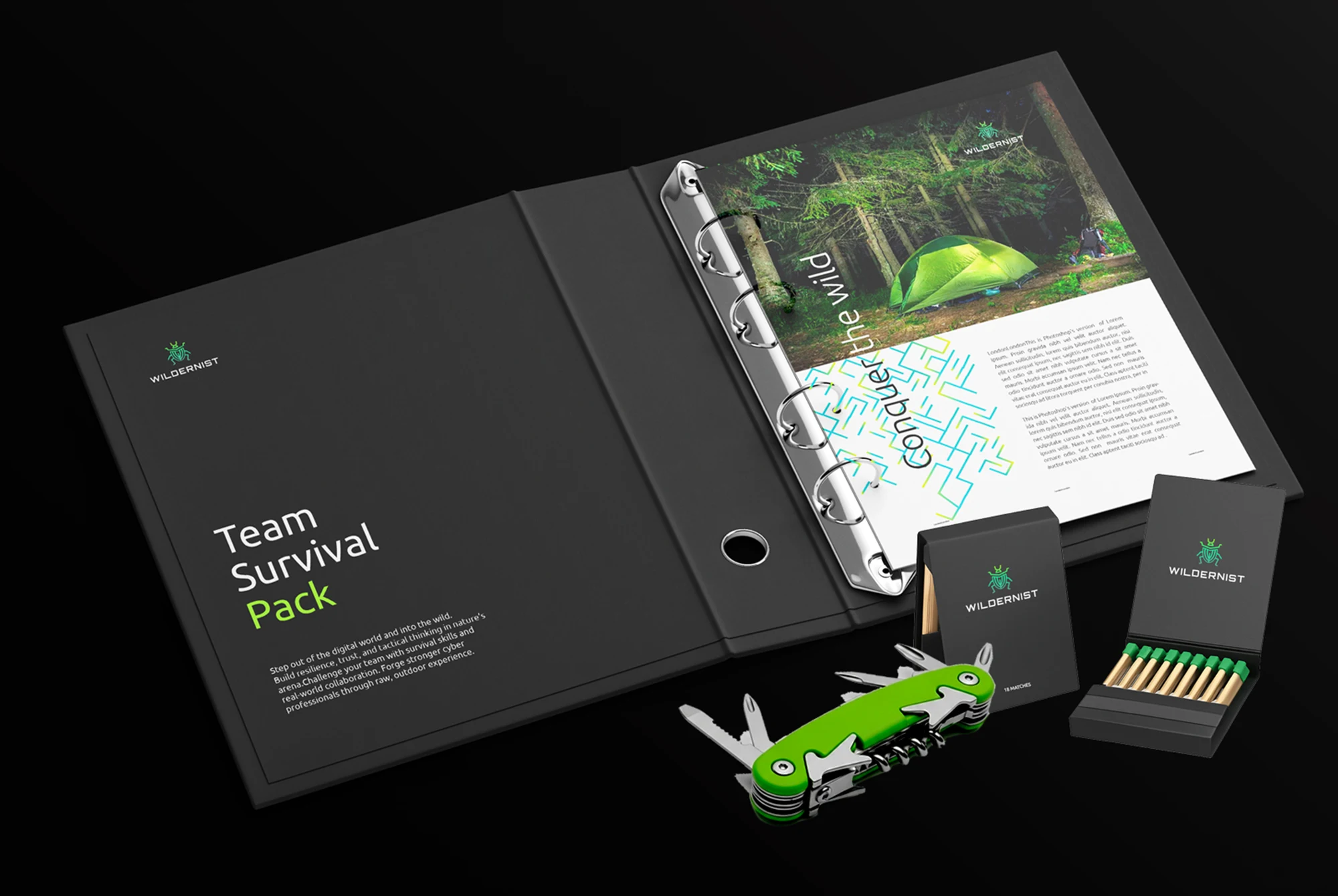 Wildernist Team Survival Pack binder