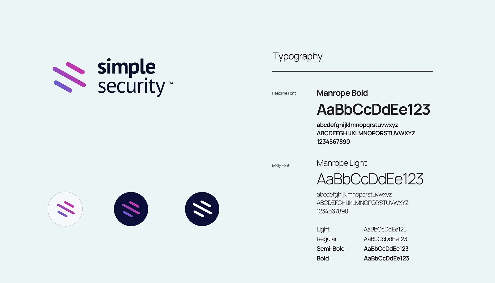 Simple Security identity