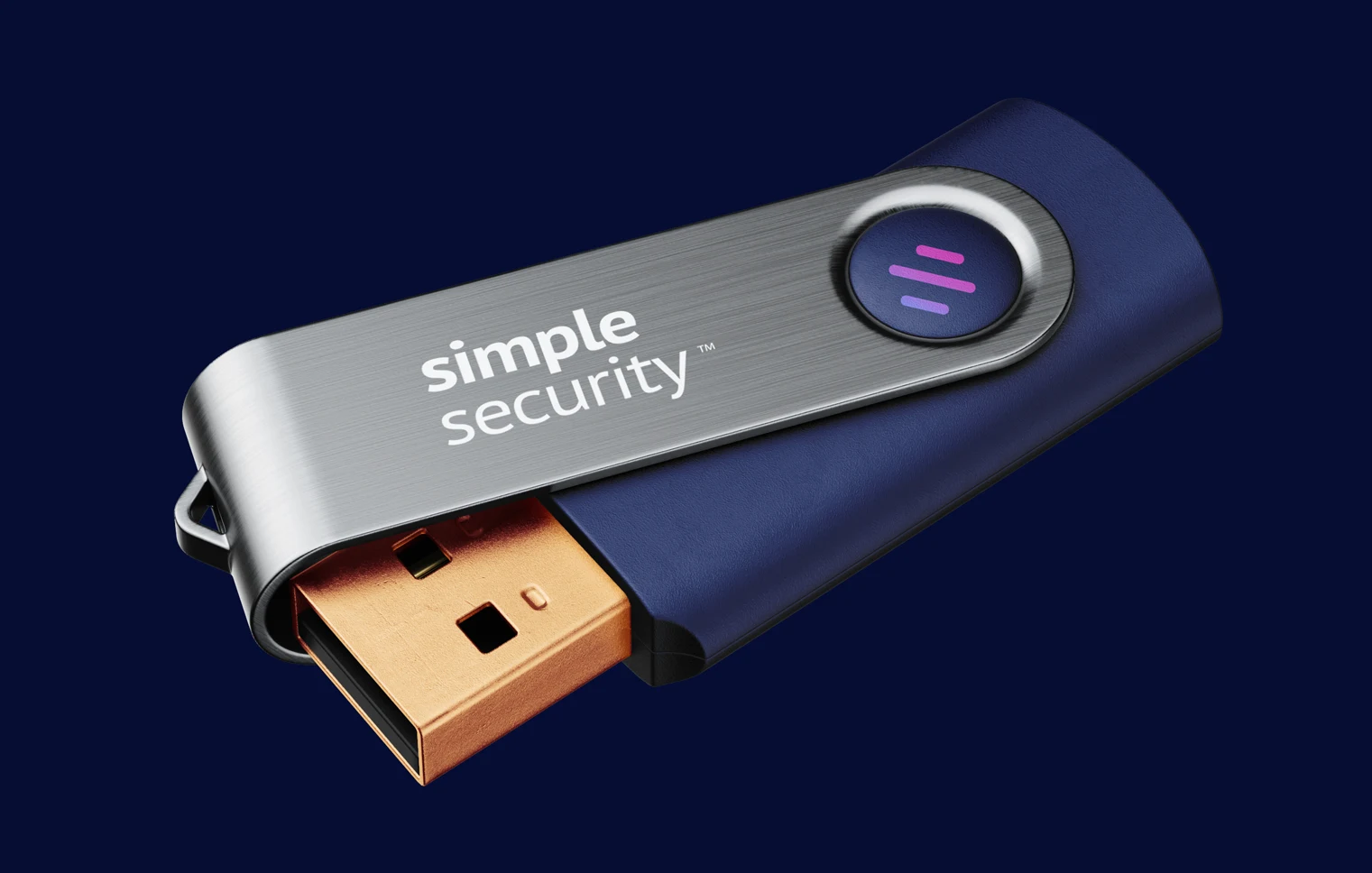 Simple Security branded USB drive